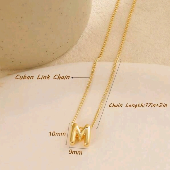 S Initial Necklace - Picture 3 of 5